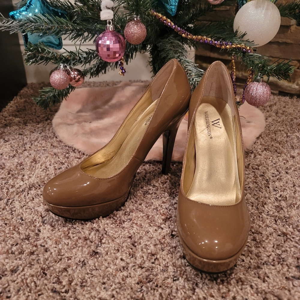Brown heels